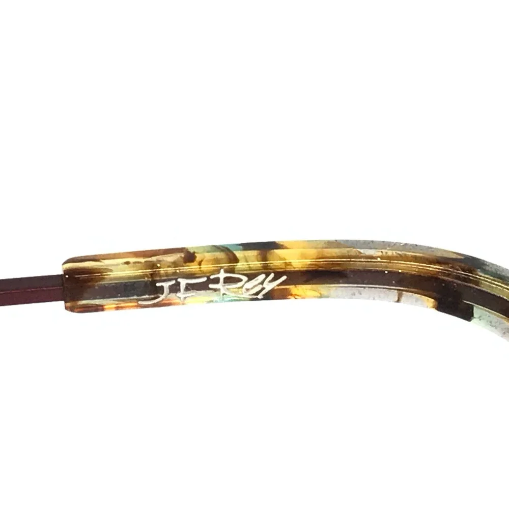 J.F. Rey Eyeglasses Frames JF2969 4075 Jade Wine Green Purple Cat Eye 51-17-143